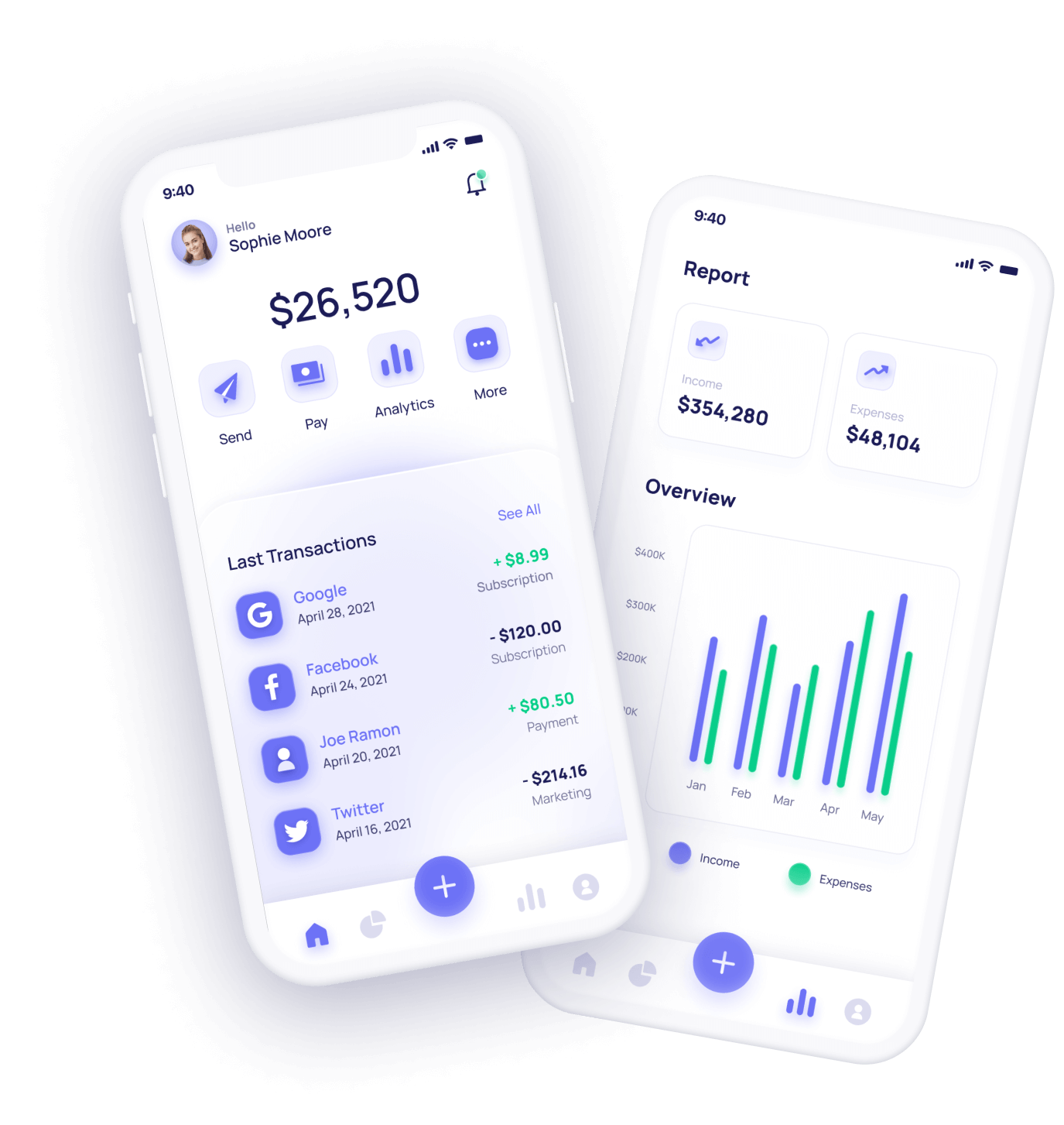 Finance App - Finance X Webflow Template